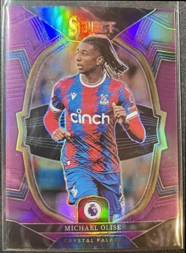 Michael Olise 2023 Panini Select Viola Prizm /135