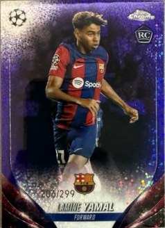 Lamine Yamal 2023 Topps Chrome /299