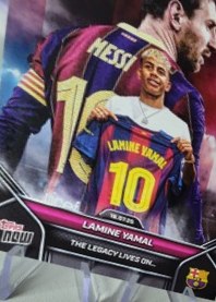 Lamine Yamal / Lionel Messi 2024 Topps Now #002