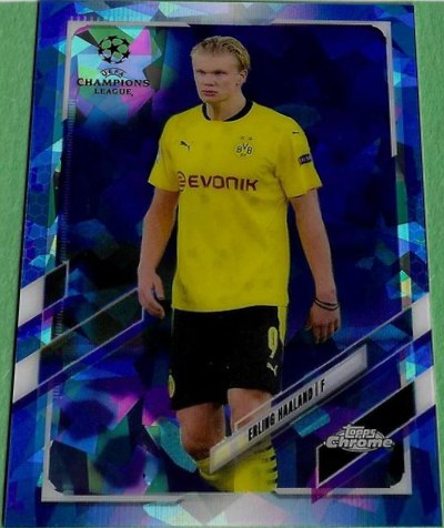 Erling Haaland 2020 Topps Chrome Sapphire
