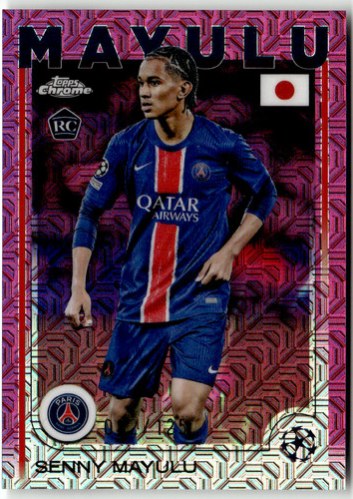 Senny Mayulu 2025 Topps Chrome Pink Mojo /125