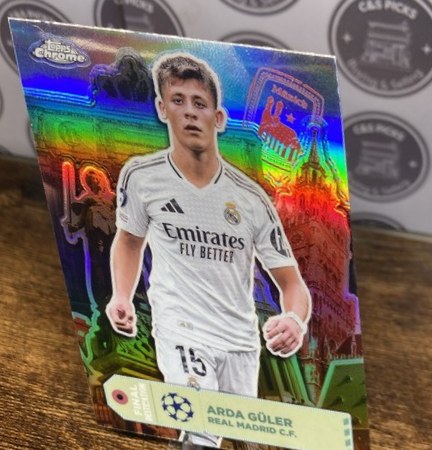 Arda Guler 2024 Topps Chrome Gold Starball #FD-7