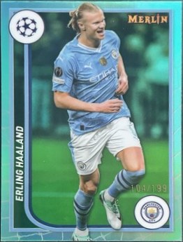 Erling Haaland 2024 Topps Merlin Chrome /199