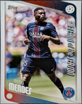 Nuno Mendes 2025 Topps Flagship /25