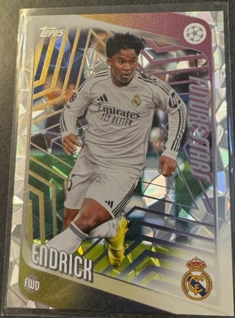 Endrick 2025 Topps UCC Flagship Diamante /25