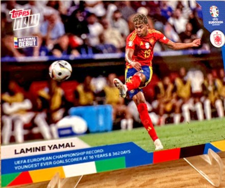 Lamine Yamal 2024 Topps Now UEFA EURO #054