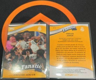 Vinicius Junior 2024 Topps Real Madrid CF Fan Set FF-2