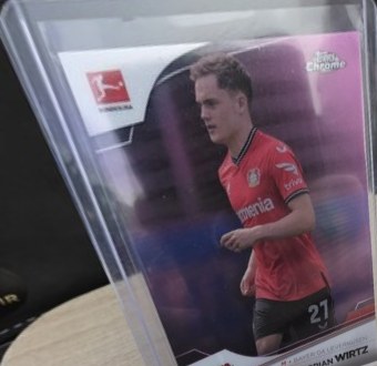 Florian Wirtz 2022 Topps Cromo Bundesliga Rosa /75