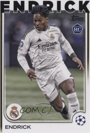 Endrick 2024 Topps Cromo Competiciones de Clubes UEFA /212