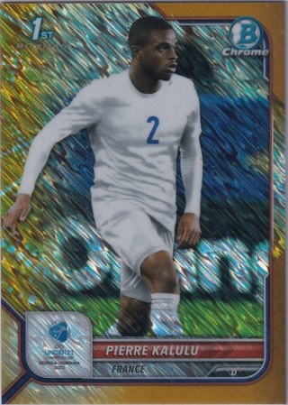 Pierre Kalulu 2022 Topps Bowman Chrome Gold /50