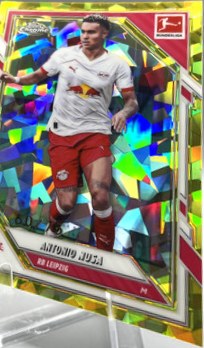 Antonio Nusa 2025 Topps Chrome Sapphire /75