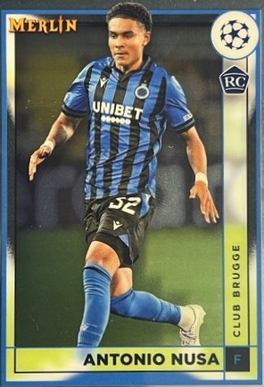 Antonio Nusa 2023 Topps Merlin Chrome