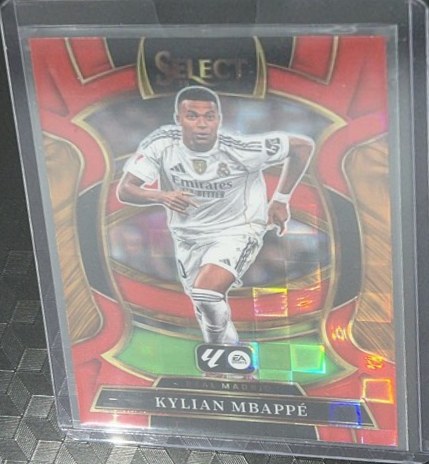 Kylian Mbappe 2025 Panini Select Terrace Red Pandora Prizm