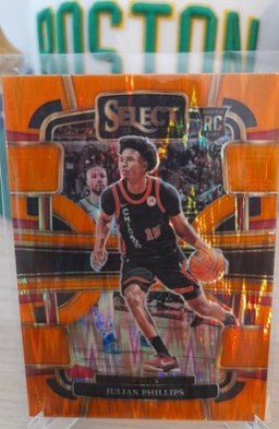 Julian Phillips 2023 Panini Select Flash Orange Prizm