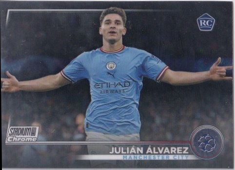 Julian Alvarez 2022 Topps Chrome Stadium Club 14