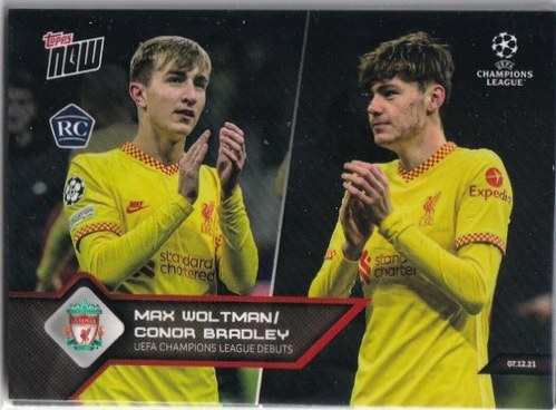 Conor Bradley 2021 Topps Now 89