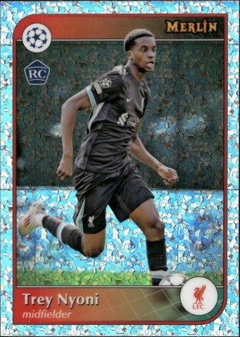 Trey Nyoni 2024 Topps Merlin Chrome Silver Sparkle Foil