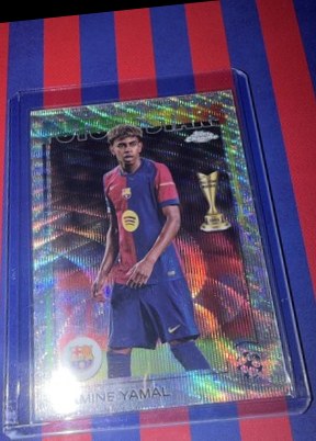 Lamine Yamal 2024 Topps Chrome Pulsar Foil