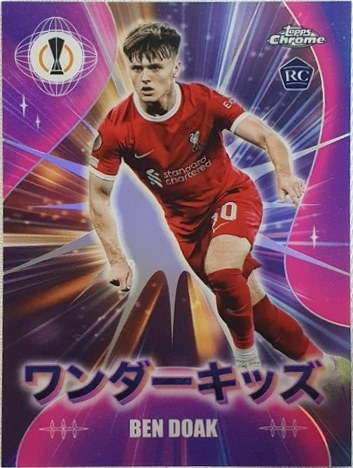 Ben Doak 2024 Topps Chrome Champions League WK-13