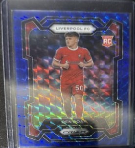 Ben Doak 2023 Panini Prizm Premier League Blue