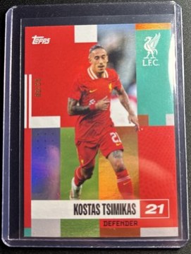 Kostas Tsimikas 2024 Topps 2024/25 Liverpool Team Set /25
