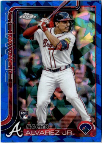 Nacho Alvarez Jr. 2025 Topps Chrome Sapphire Refractor