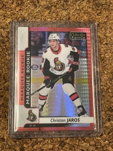 Christian Jaros 2017 Panini O-Pee-Chee Platinum Red Prizm /199
