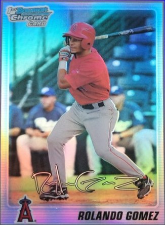 Rolando Gomez 2010 Topps Bowman Chrome Purple Refractor /999