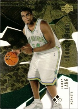James Lang 2003 Upper Deck Black Diamond Gold /25