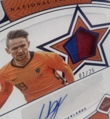 De Jong 2022 Panini National Treasure /25