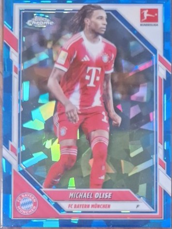 Michael Olise 2025 Topps Bundesliga Sapphire Sapphire /25
