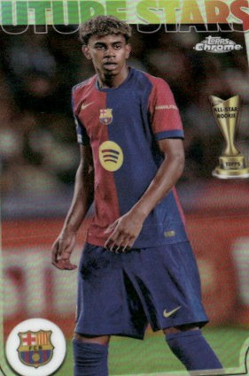 Lamine Yamal 2025 Topps Chrome Refractor