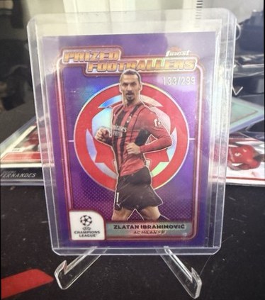 Zlatan Ibrahimovic 2024 Topps Finest Purple /299