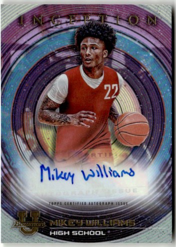 Mikey Williams 2023 Topps Inception