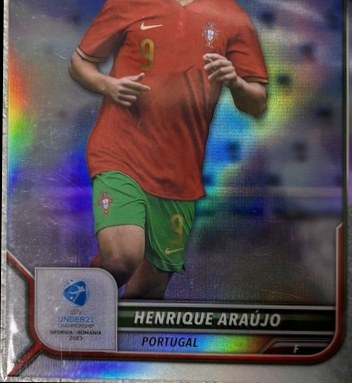 Henrique Araujo Topps Bowman Chrome Refractor