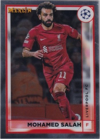 Mohamed Salah 2022 Topps Merlin Chrome 88