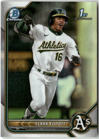 Clark Elliott 2022 Topps Bowman Chrome Refractor