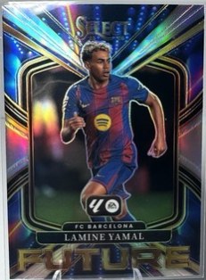 Lamine Yamal 2025 Panini Select Silver Prizm #23