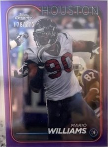 Mario Williams 2024 Topps Chrome Purple Refractor /275