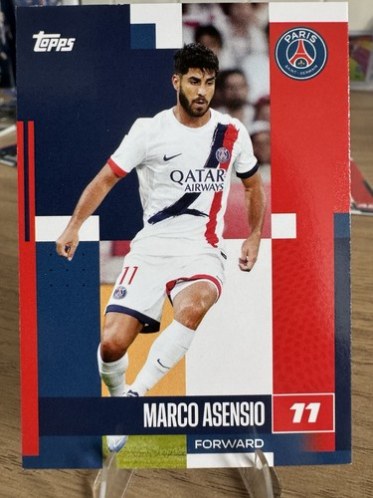 Marco Asensio 2023 Topps PSG Team Set #22