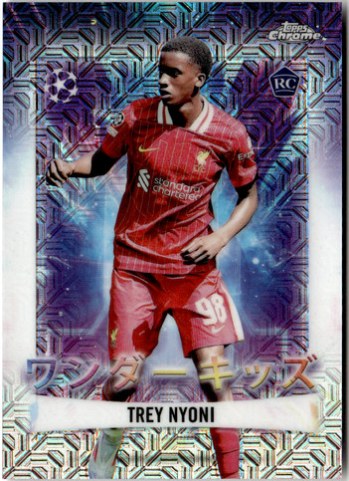 Trey Nyoni 2025 Topps Chrome Mojo Refractor