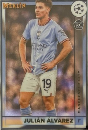 Julian Alvarez 2023 Topps Merlin Chrome