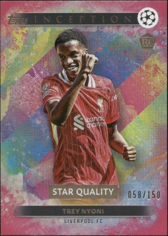 Trey Nyoni 2024 Topps Inception /150