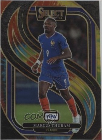 Marcus Thuram 2024 Panini Select Tie-Dye Prizm 15/25