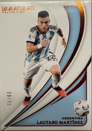 Lautaro Martinez 2024 Panini Immaculate 09/70