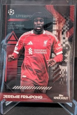 Jeremie Frimpong 2025 Topps UCC Knockout 25/26