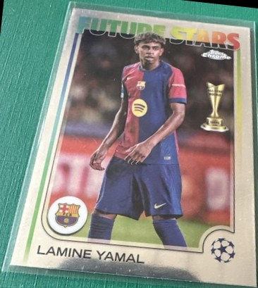 Lamine Yamal 2024 Topps Chrome UEFA Club Competitions