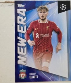 Harvey Elliott Topps Chrome UEFA Champions League N16