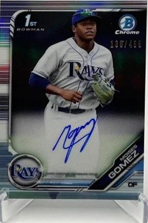 Moises Gomez 2019 Panini Bowman Chrome Refractor /499