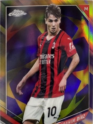 Brahim Diaz 2022 Topps UEFA Champions League Gold /25